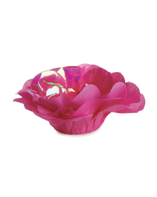 Forminhas de doces flor pink (40 Un.)