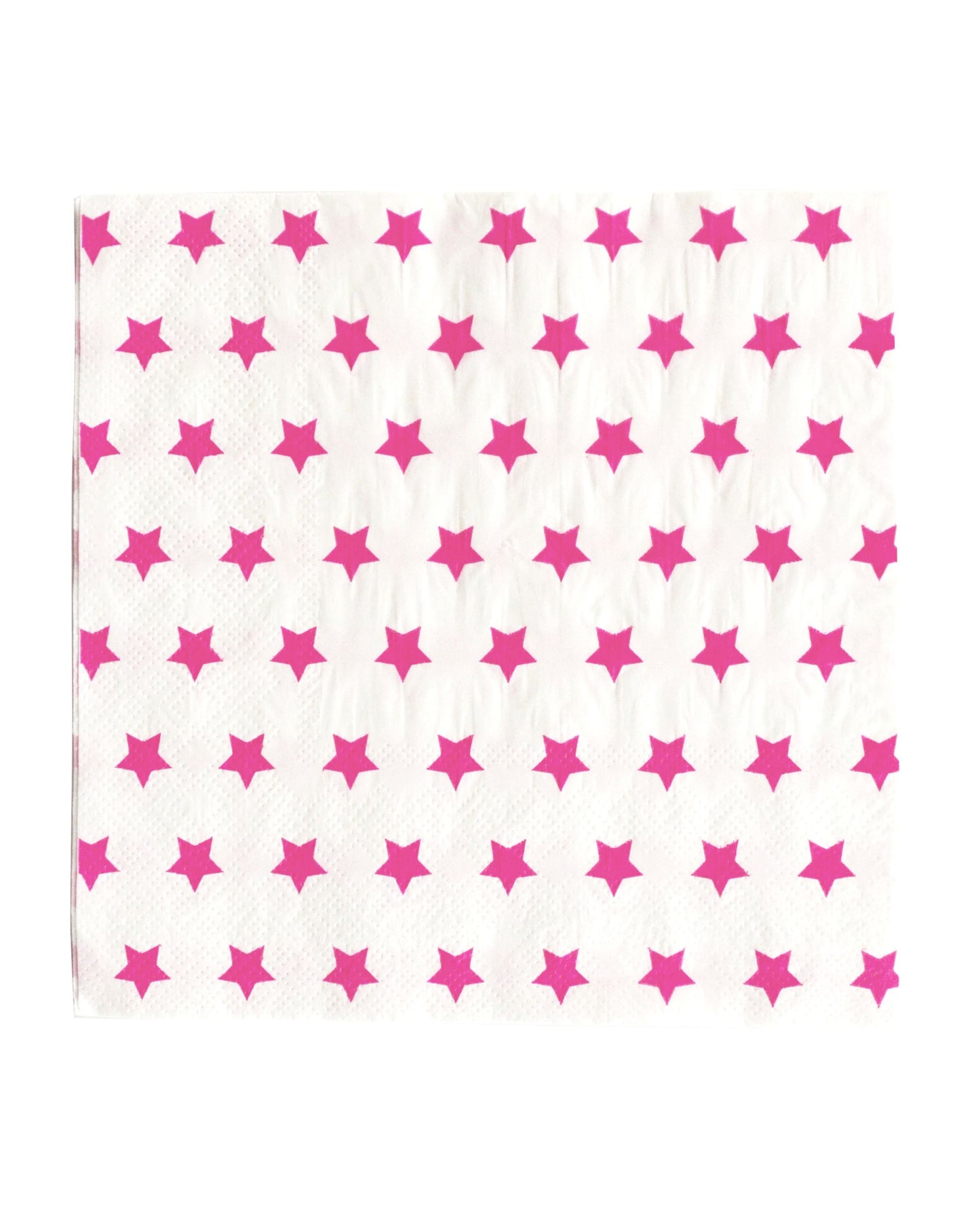 Guardanapos papel estrelas rosa (20 Un.)
