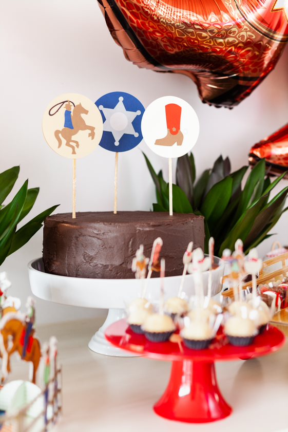 Enfeites doces cowboy (24 Un.)