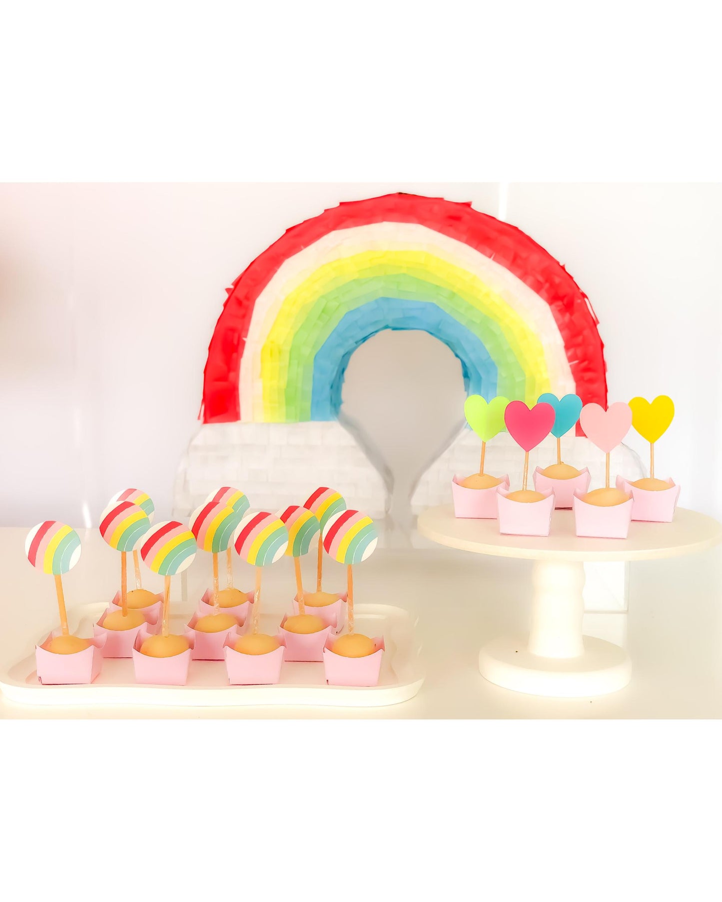 Kit Decoração Arco Íris - Tamanho G