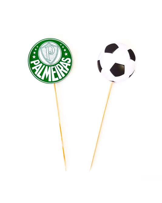 Topo de bolo futebol Palmeiras