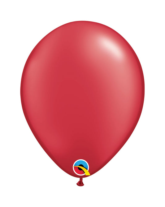 Balão 11 Pol. Vermelho rubi perolado