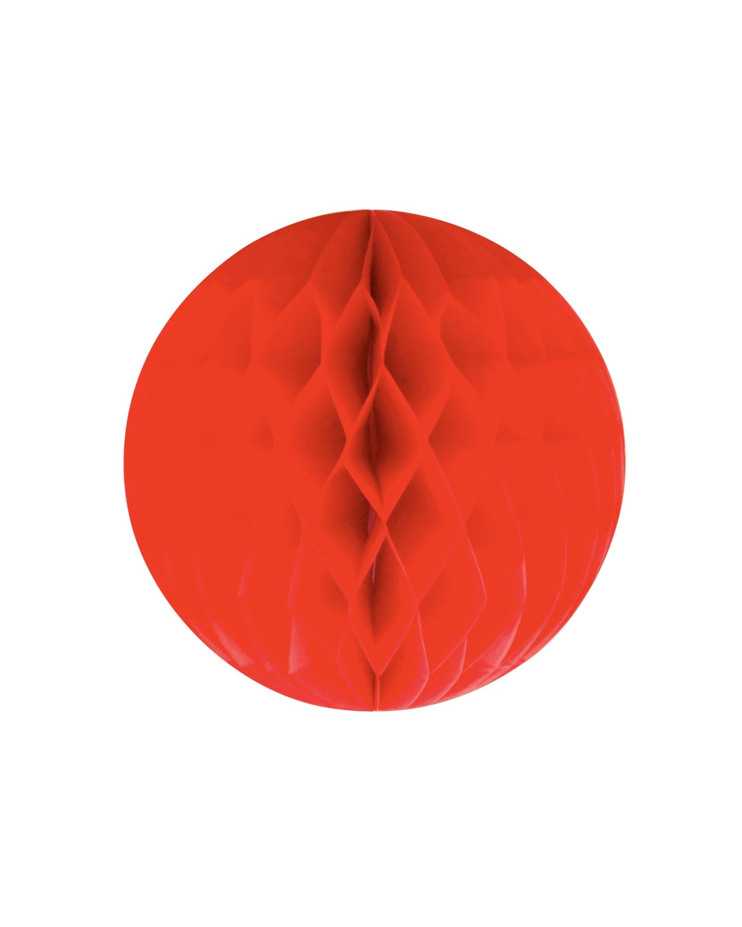 Bola papel vermelho 25cm