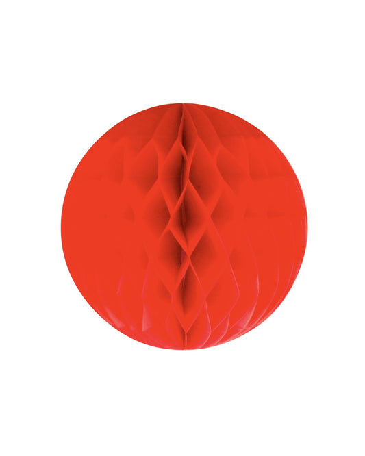 Bola papel vermelho 25cm