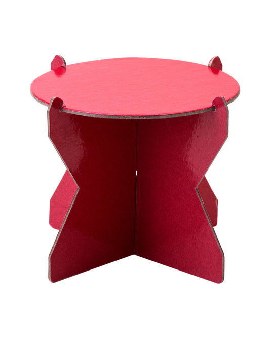 Mini suporte para doces vermelho