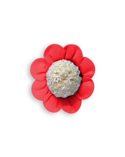 Forminhas de doces flor vermelho (50 Un.)