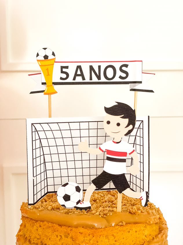 Topo de bolo gol SPFC
