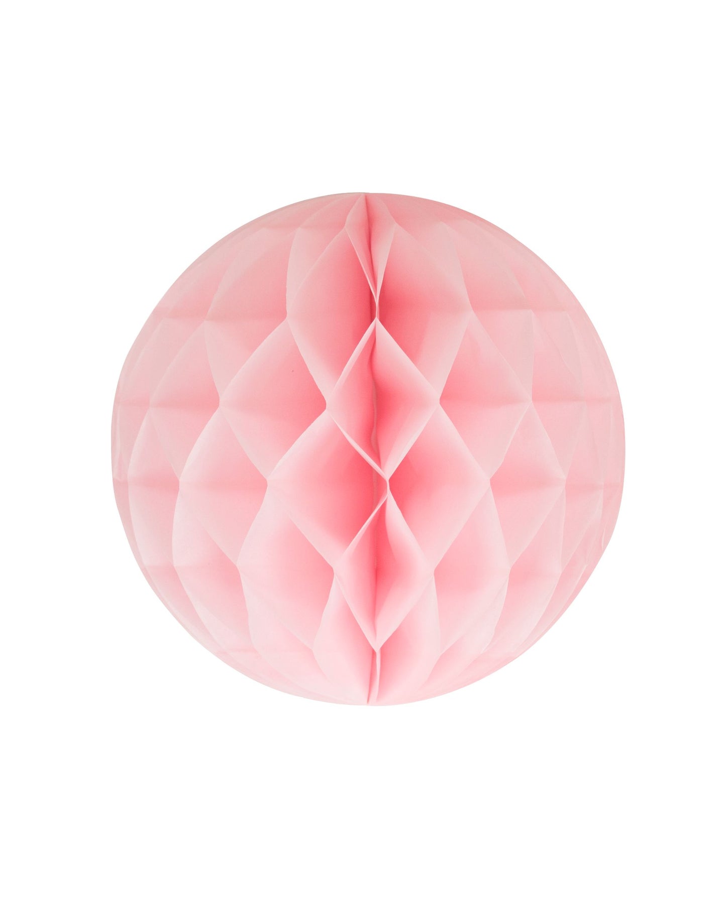 Bola papel rosa claro 20cm