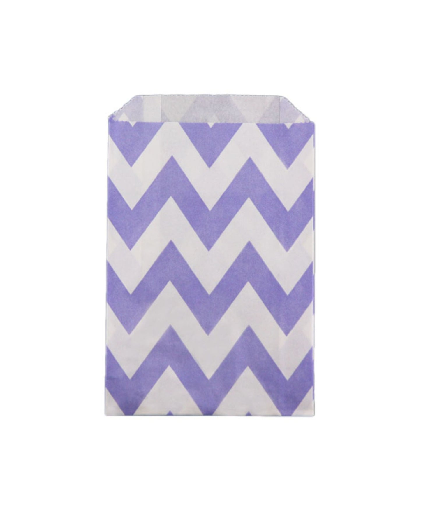 Saquinhos papel zig zag violeta (12 Un.)