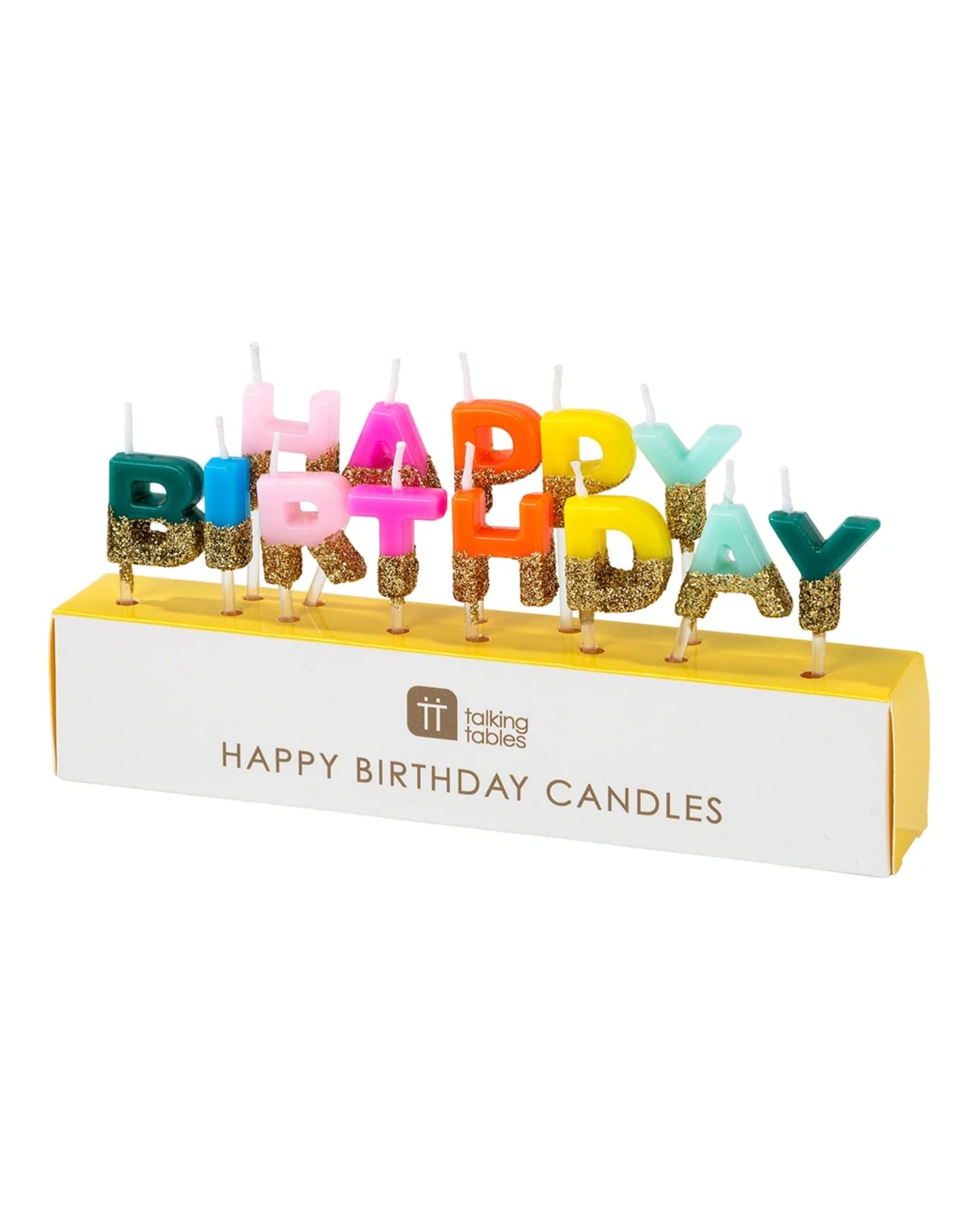 Vela Happy birthday cores vibrantes