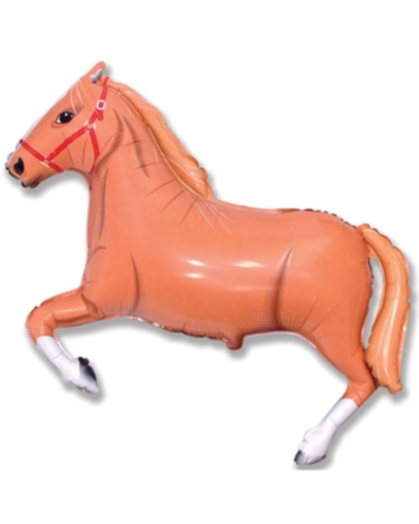 Balão cavalo marrom claro 81cm