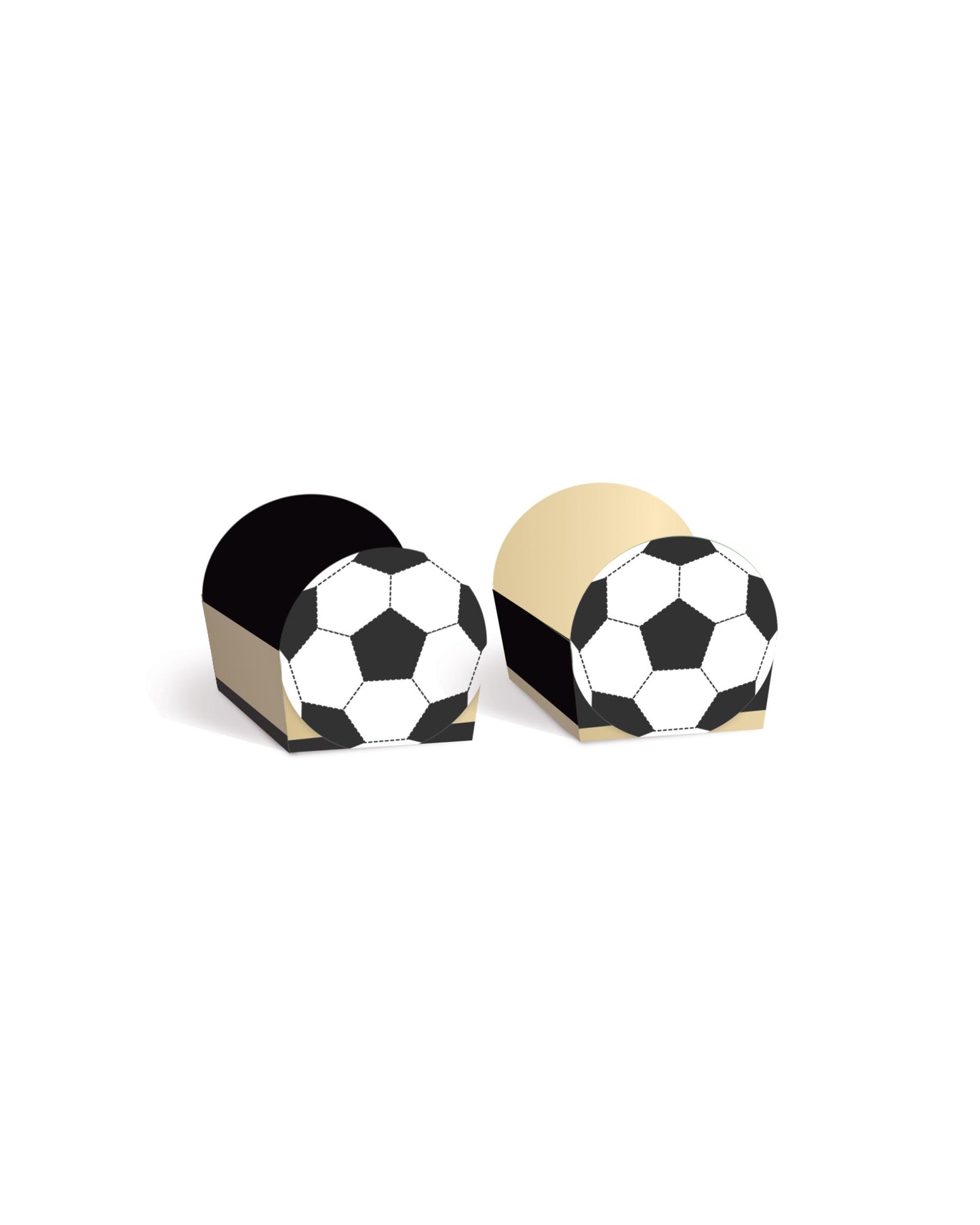 Forminhas de doces bola de futebol (24 un.)