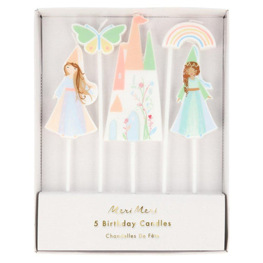 Velas princesas mágicas (5 un.)