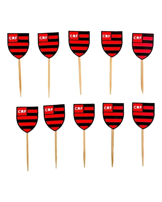 Topo de doces Flamengo (10 Un.)