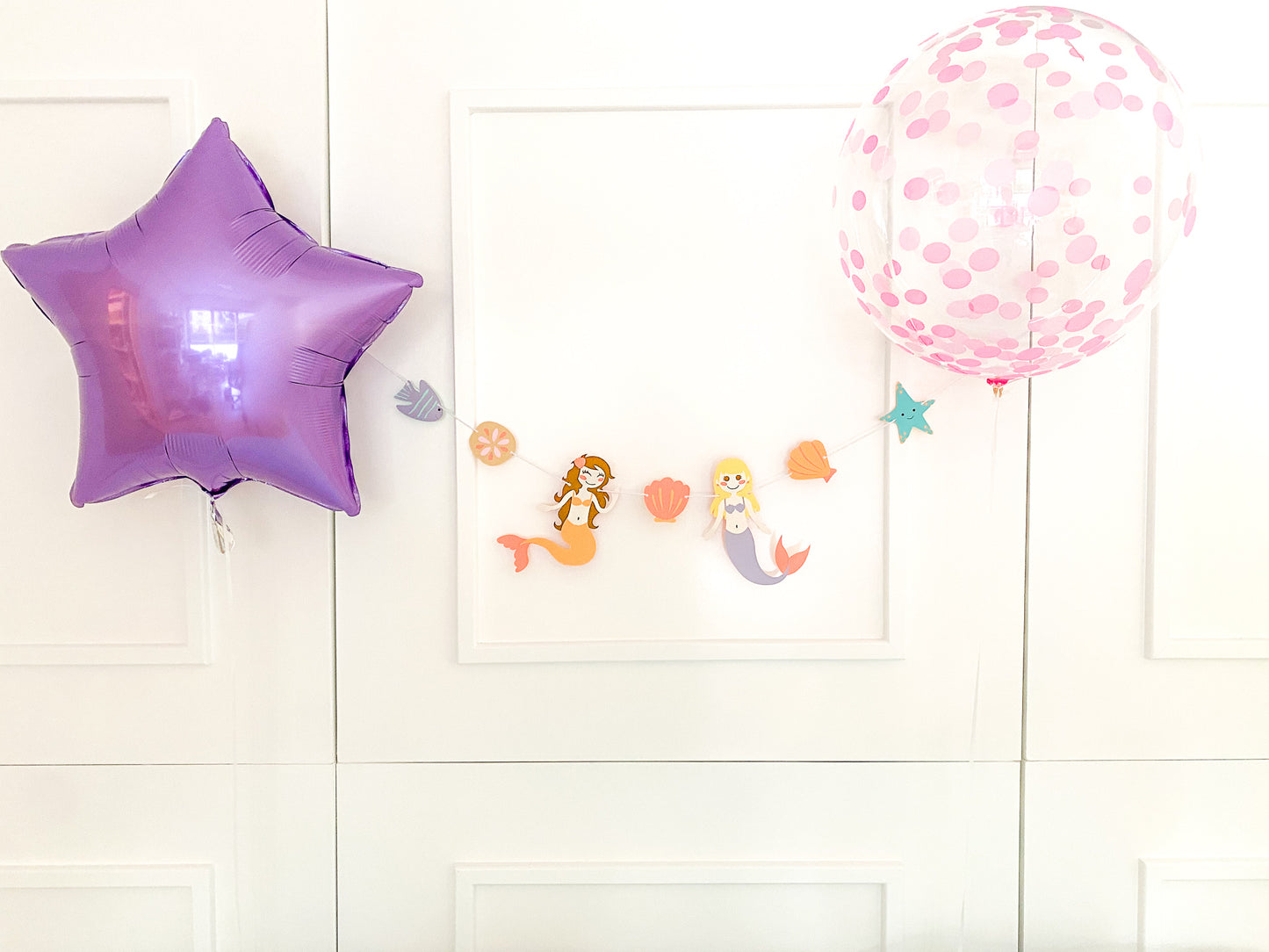 Kit Decoração Sereia - Tamanho G