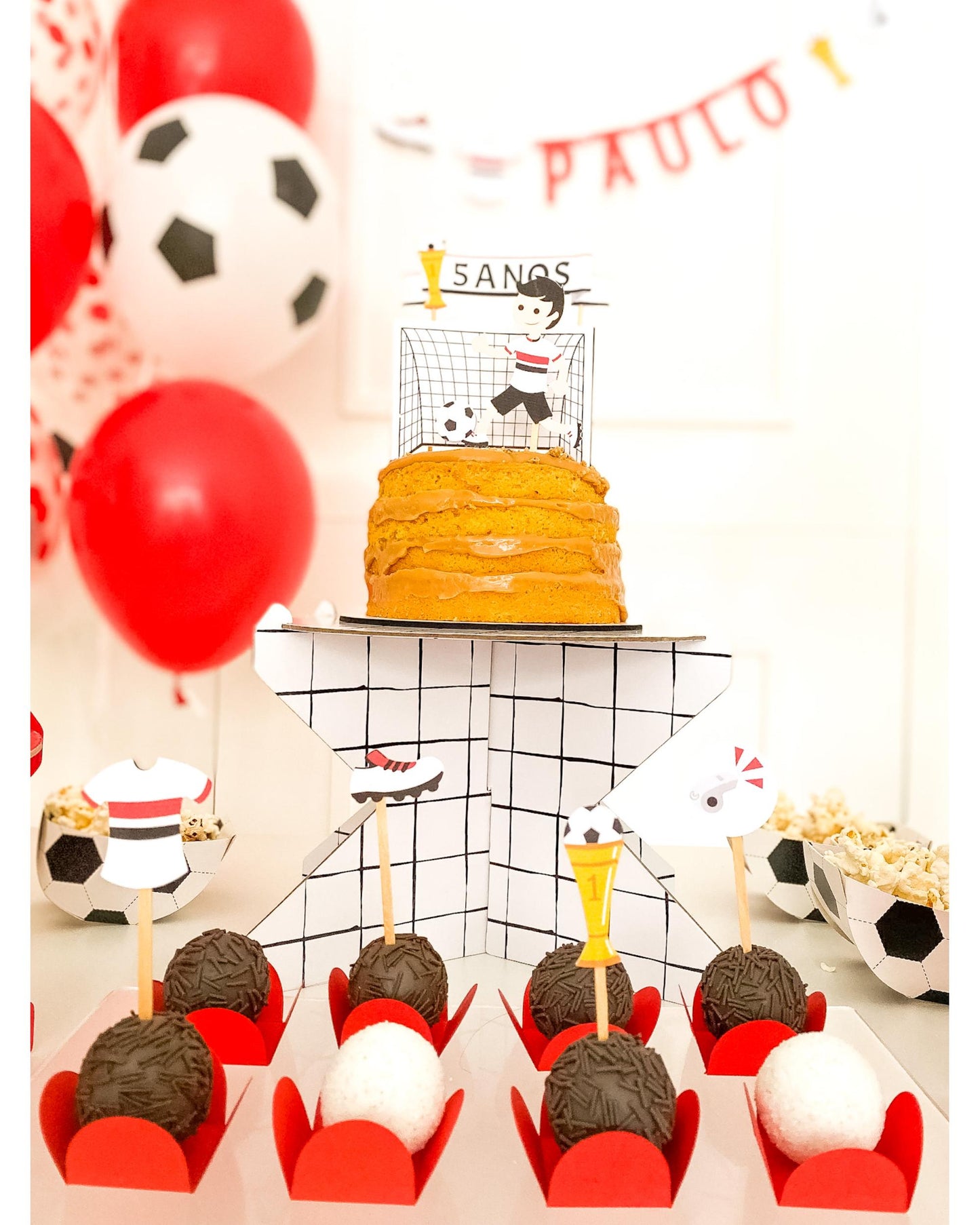 Kit Decoração Gol SPFC - Tamanho G