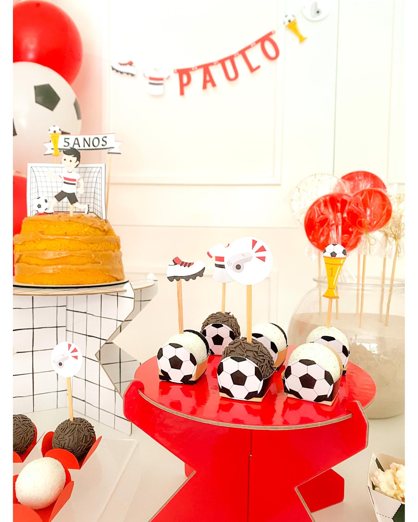 Kit Decoração Gol SPFC - Tamanho G