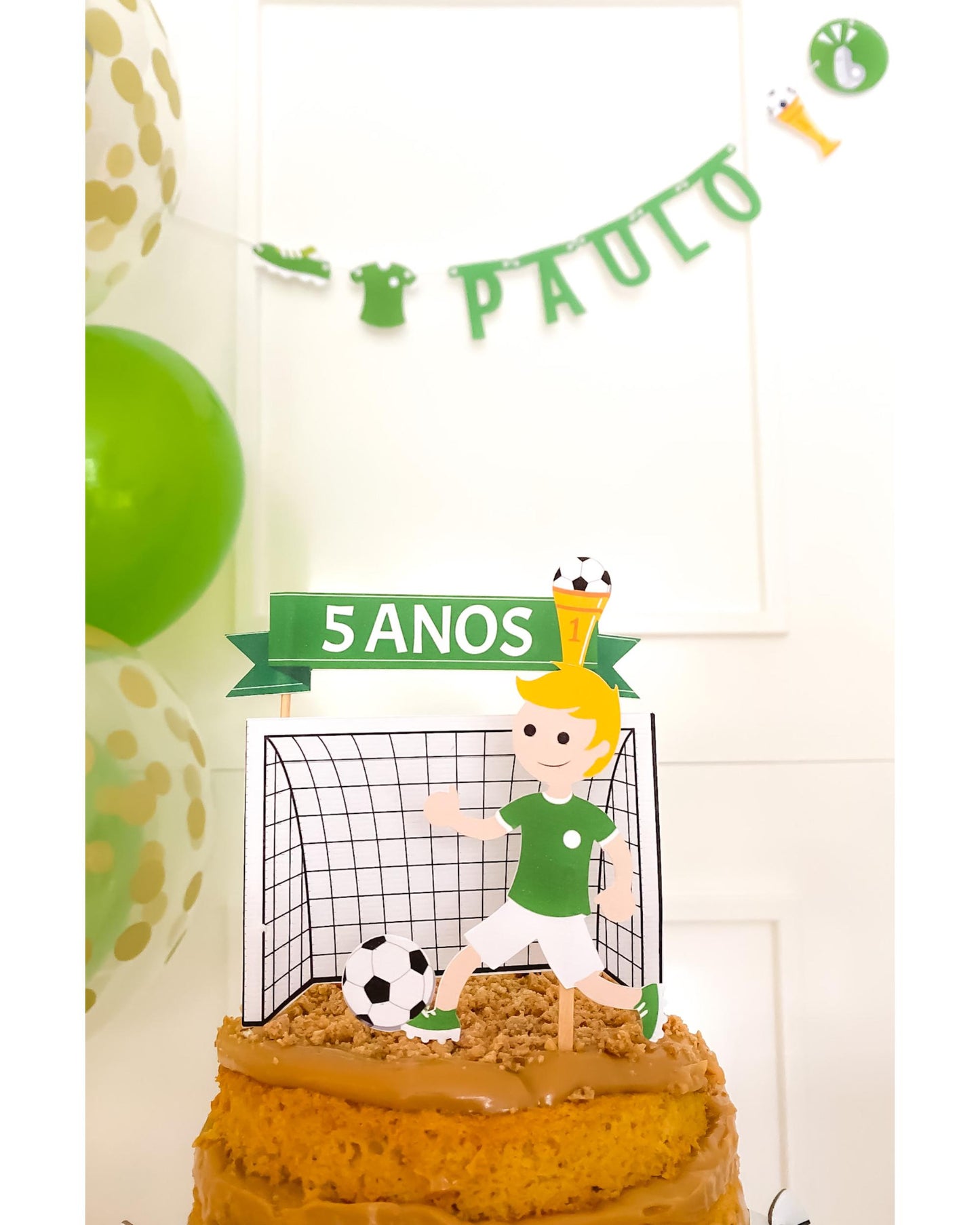 Kit Decoração Gol Palmeiras - Tamanho G