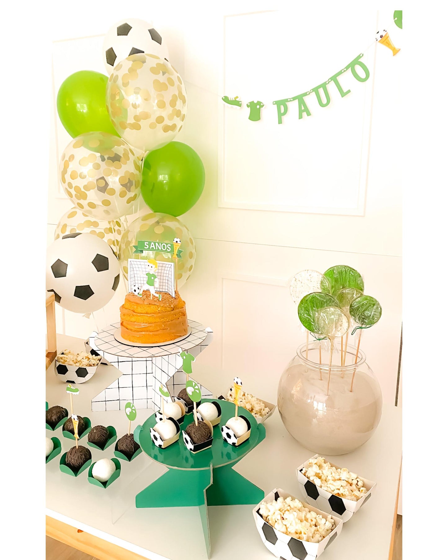Kit Decoração Gol Palmeiras - Tamanho G