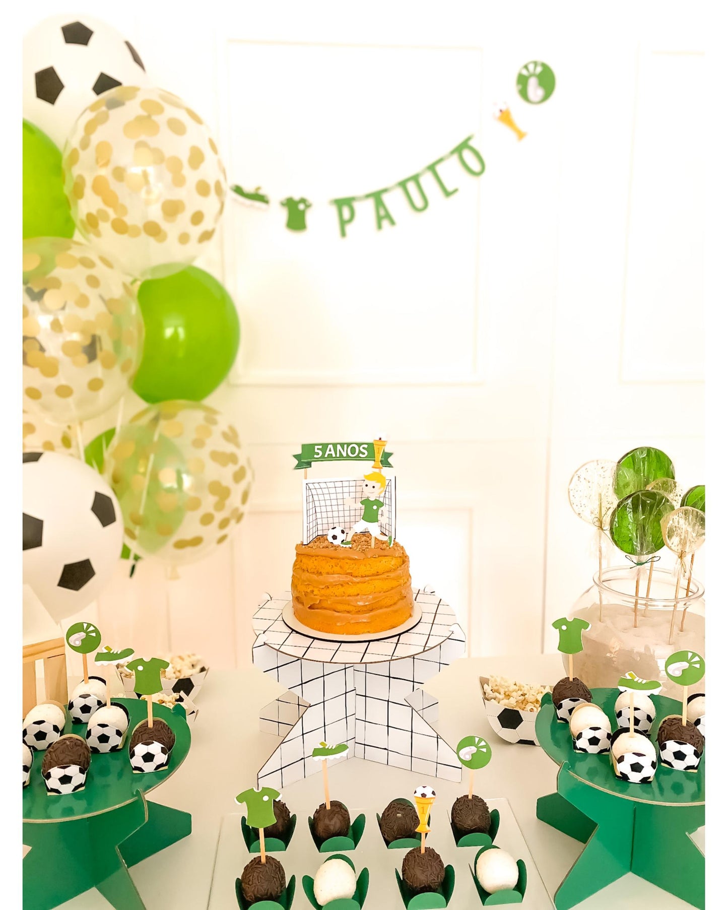Kit Decoração Gol Palmeiras - Tamanho G