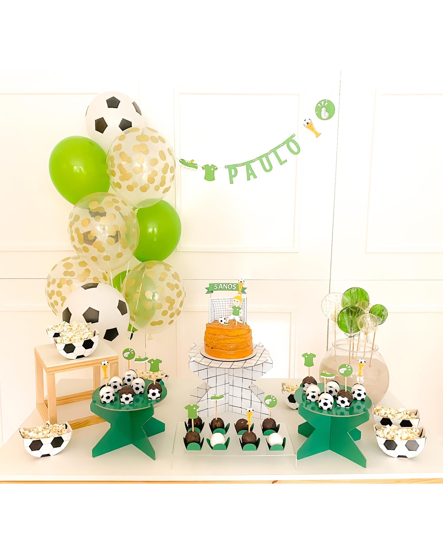 Kit Decoração Gol Palmeiras - Tamanho G