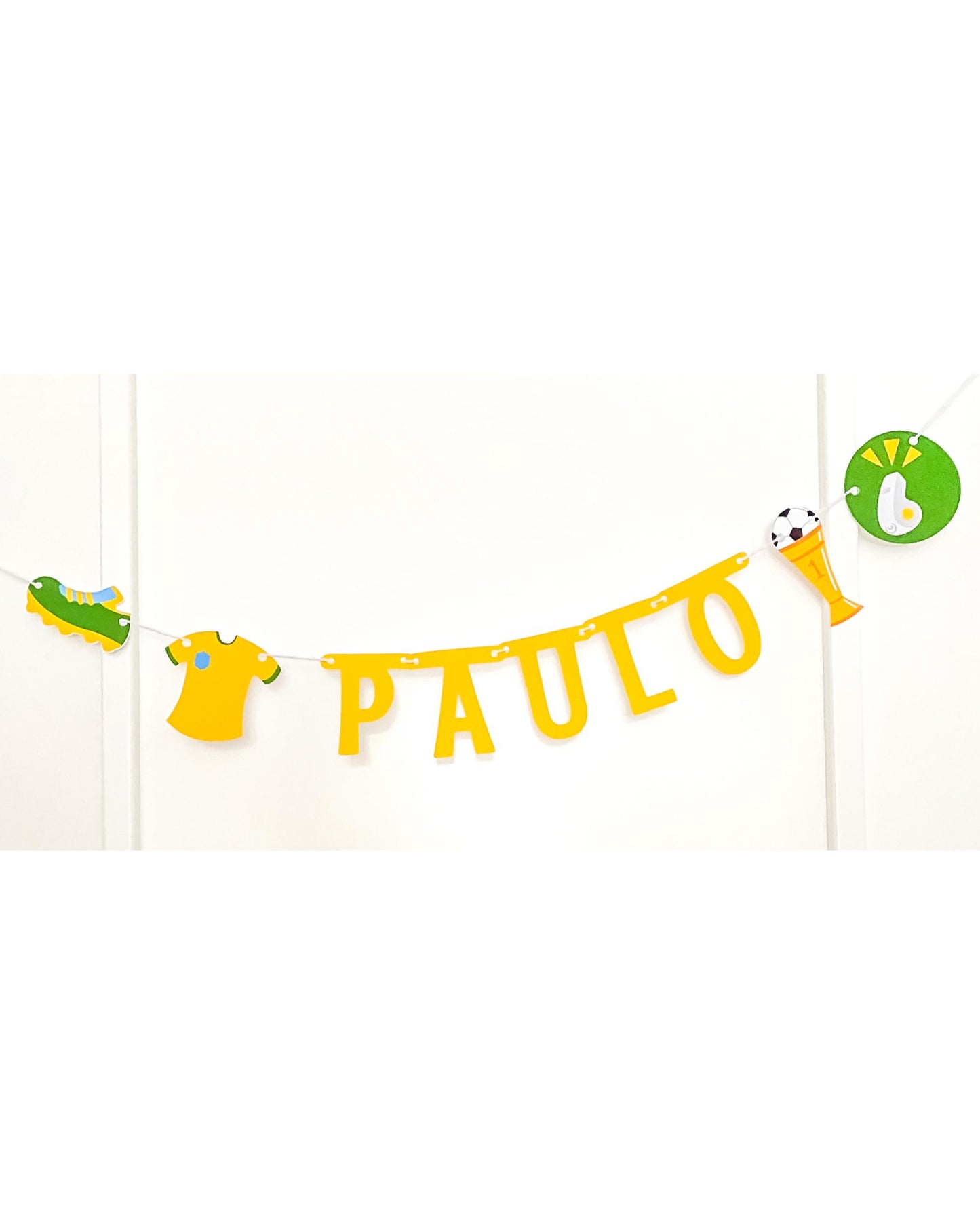 Kit Decoração Gol Brasil - Tamanho P