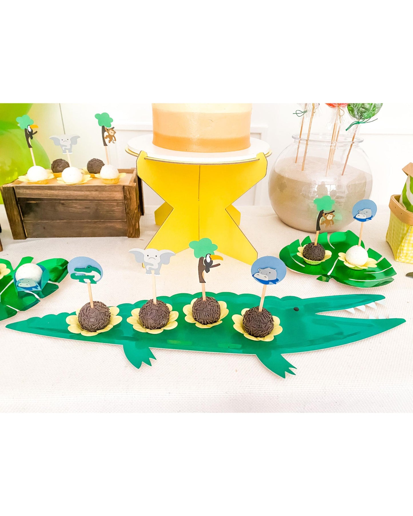 Kit Decoração Dia de Safari - Tamanho G