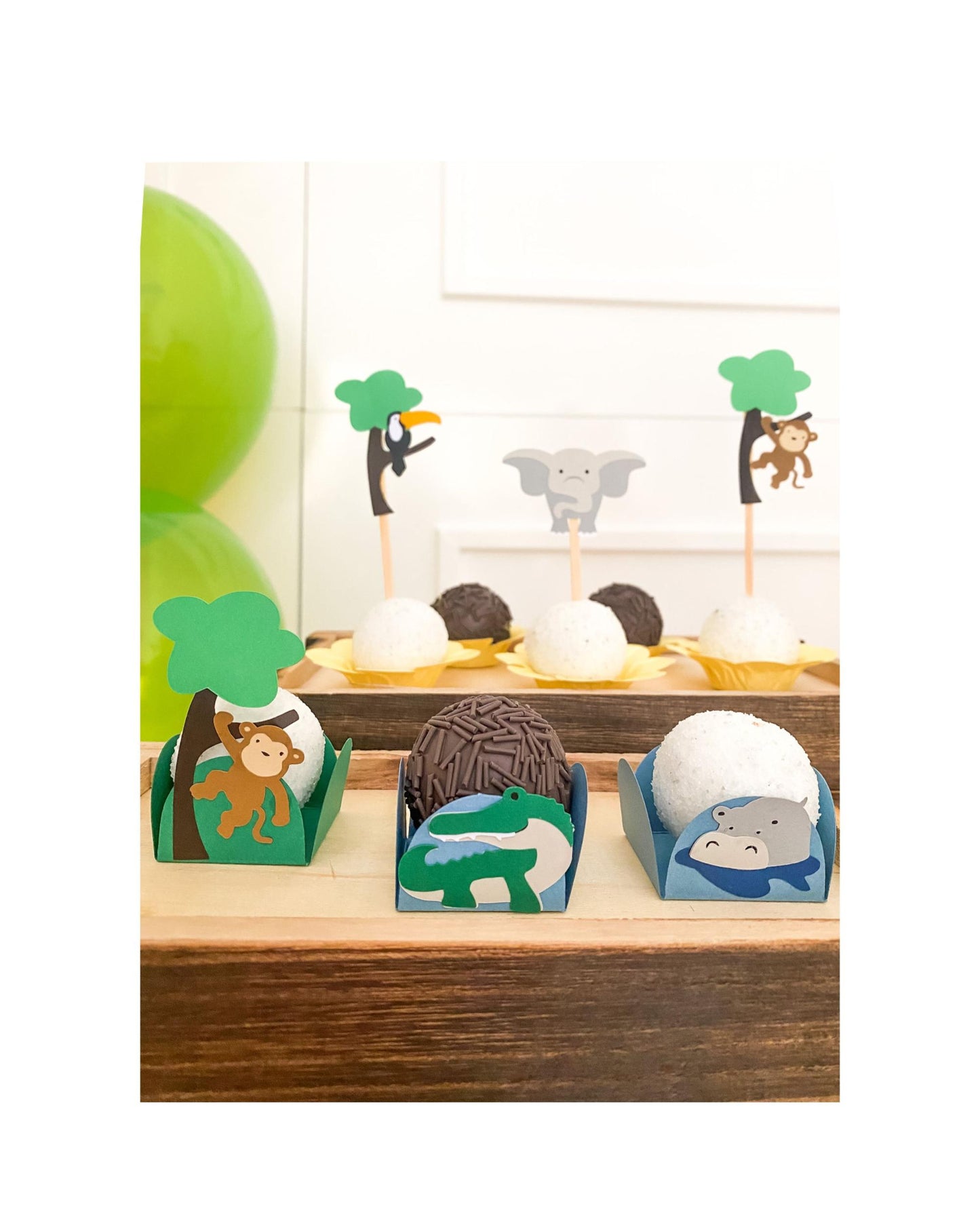 Kit Decoração Dia de Safari - Tamanho G