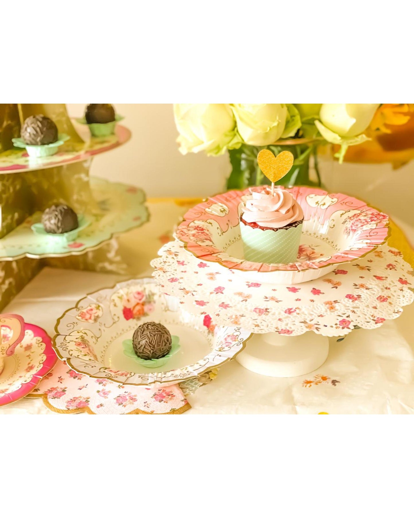 Kit Decoração Jardim Inglês