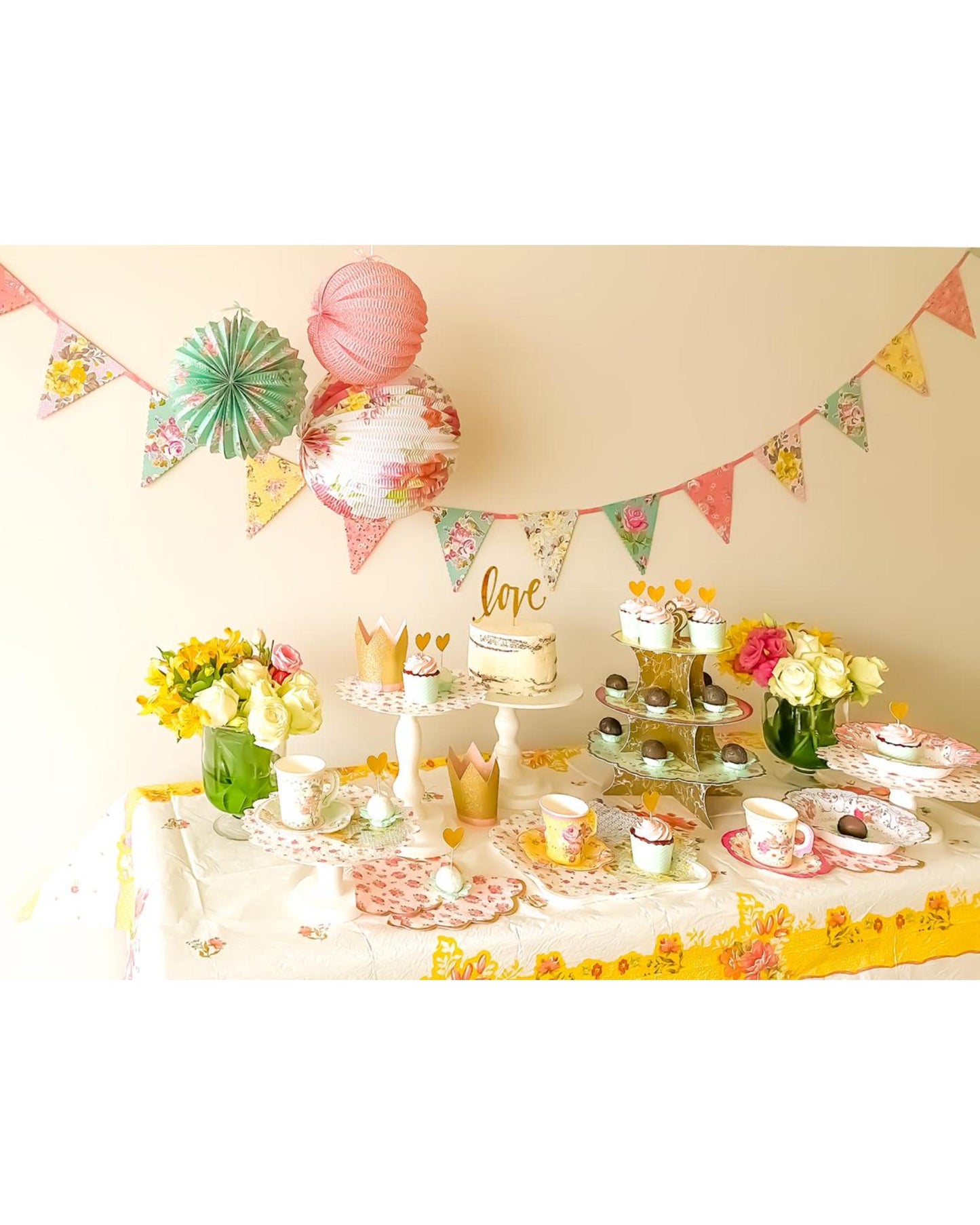 Kit Decoração Jardim Inglês