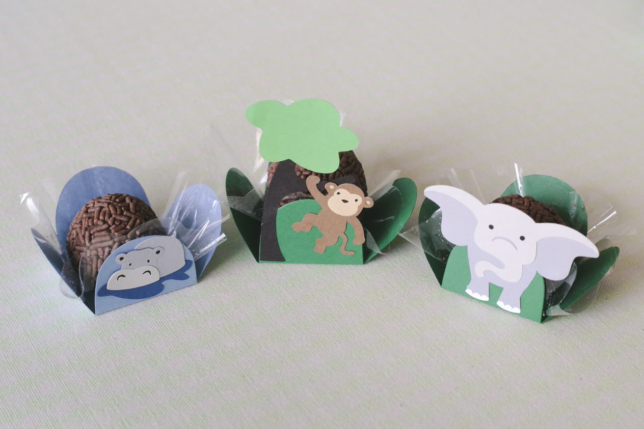 Forminhas de doces safari (10 Un.)